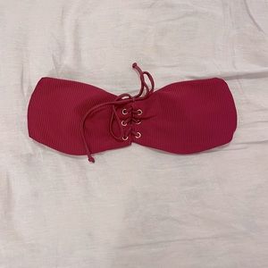 Strapless bikini top